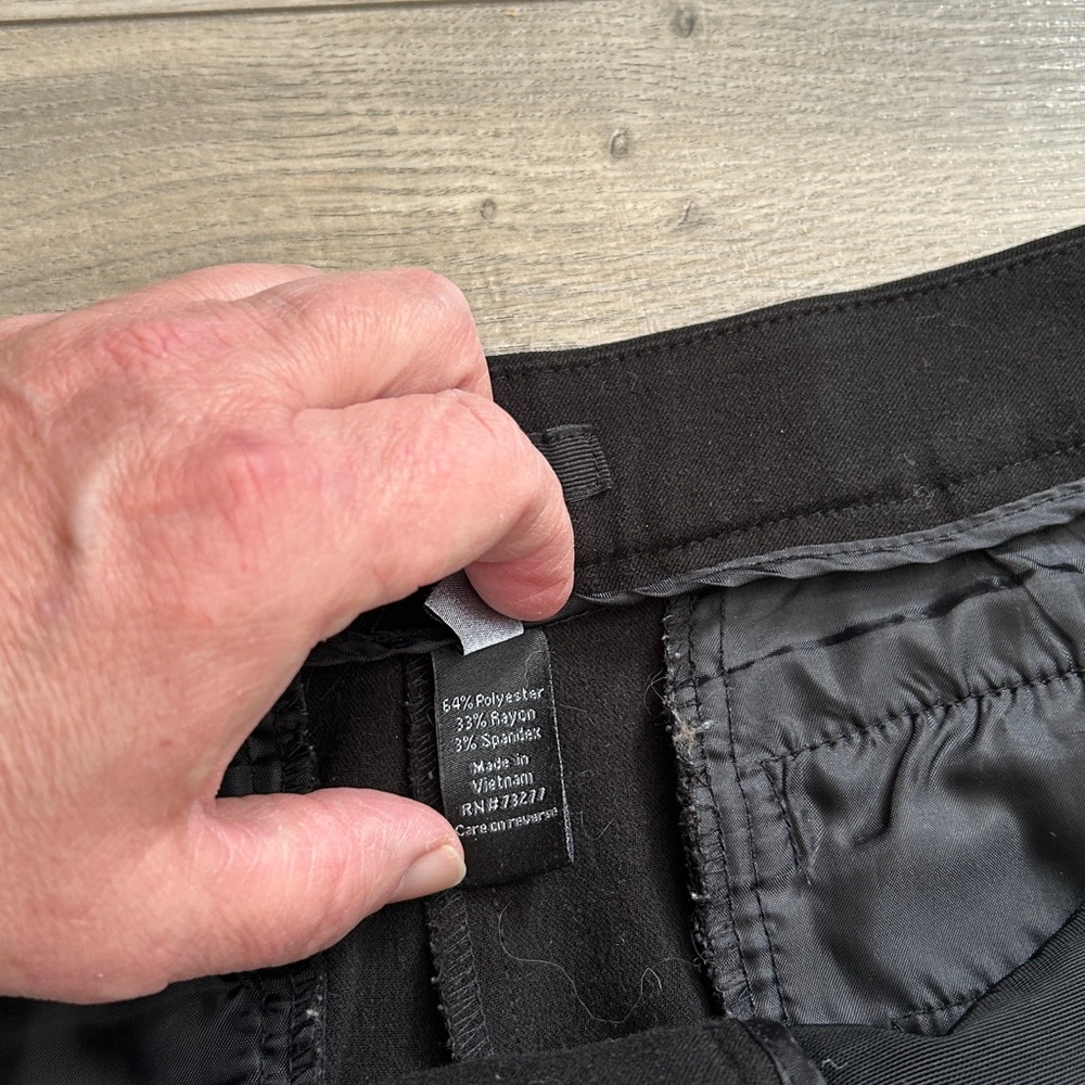 Apt. 9 Classic Black Straight Leg Pants - Picture 8 of 11